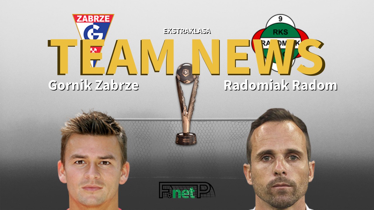 Ekstraklasa News: Górnik Zabrze vs Radomiak Radom Confirmed Line-ups
