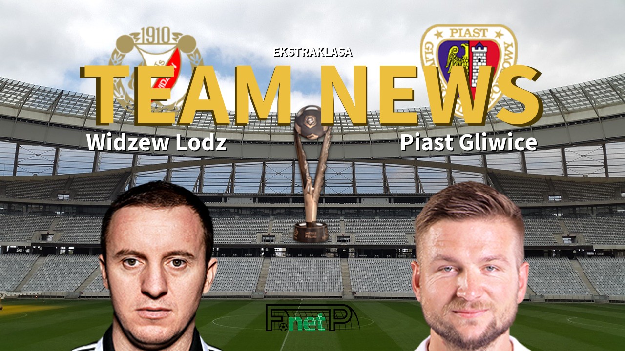 Ekstraklasa News: Widzew Łódź vs Piast Gliwice Confirmed Line-ups