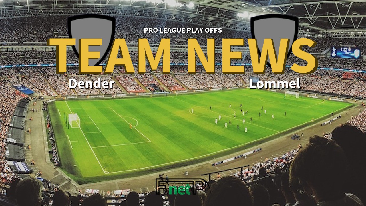 Pro League Play Offs News: Dender vs Lommel Confirmed Line-ups