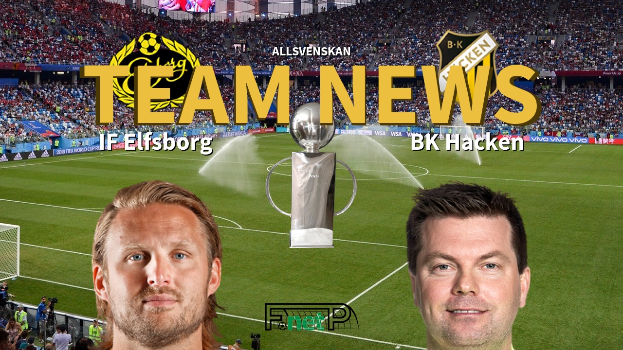 Allsvenskan News: IF Elfsborg vs BK Häcken Confirmed Line-ups