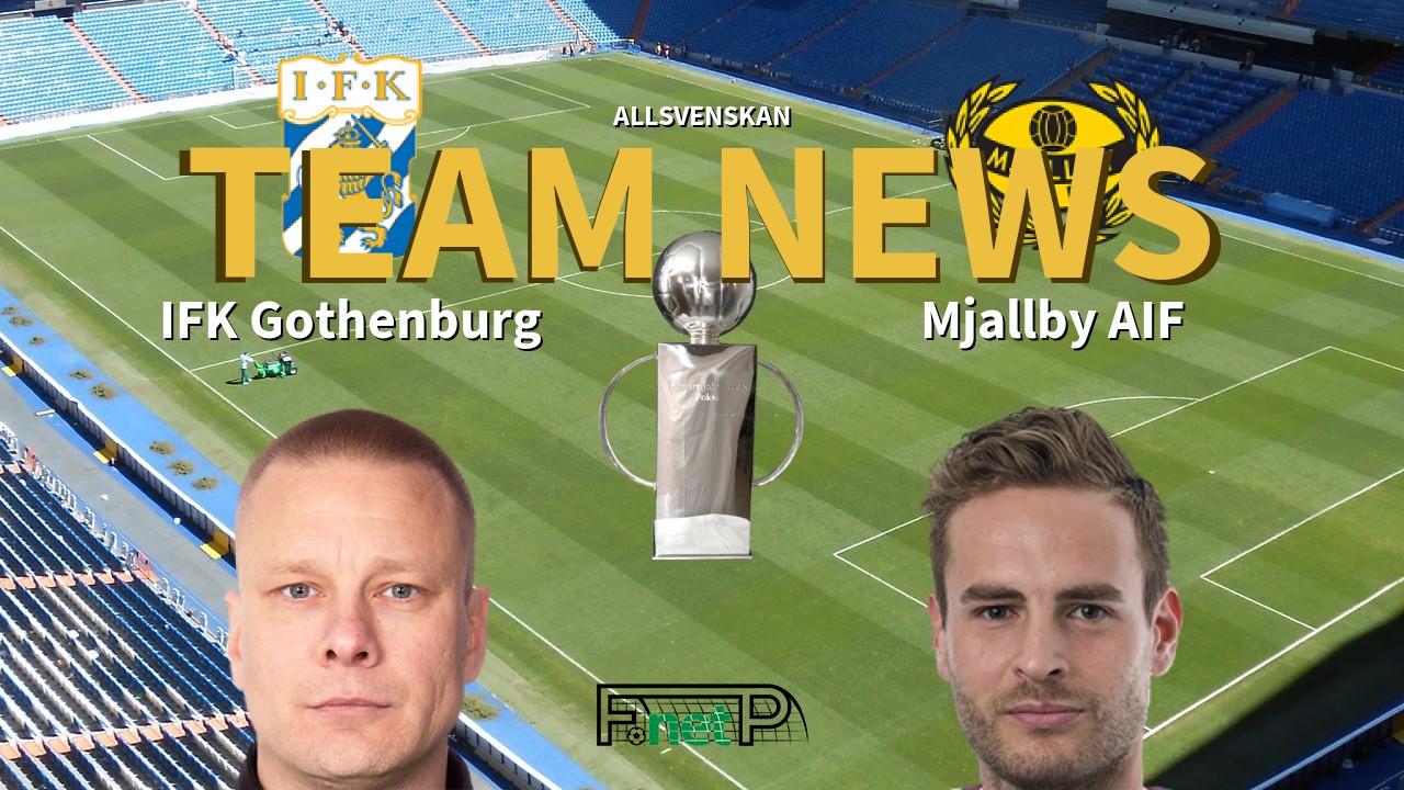 Allsvenskan News: IFK Göteborg vs Mjällby AIF Confirmed Line-ups