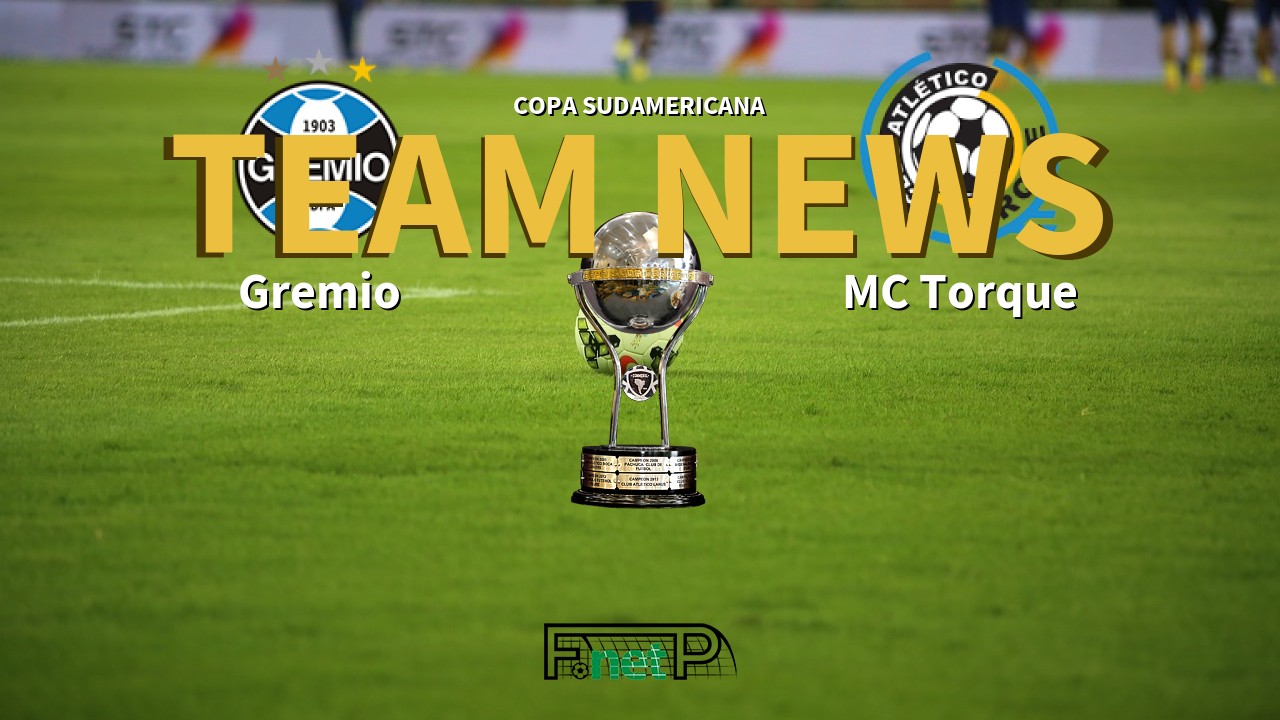 Copa Sudamericana News: Grêmio vs Montevideo City Torque Confirmed Line-ups