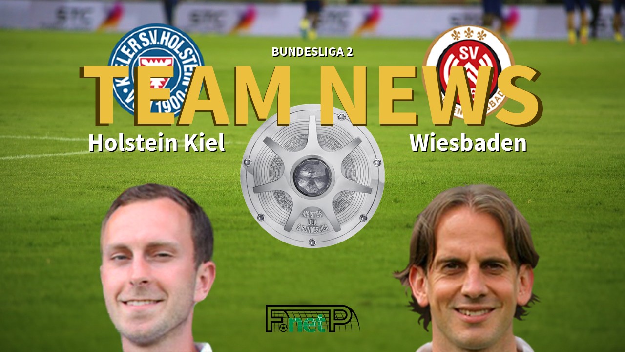 Bundesliga 2 News Holstein Kiel Vs Wehen Wiesbaden Confirmed Line Ups