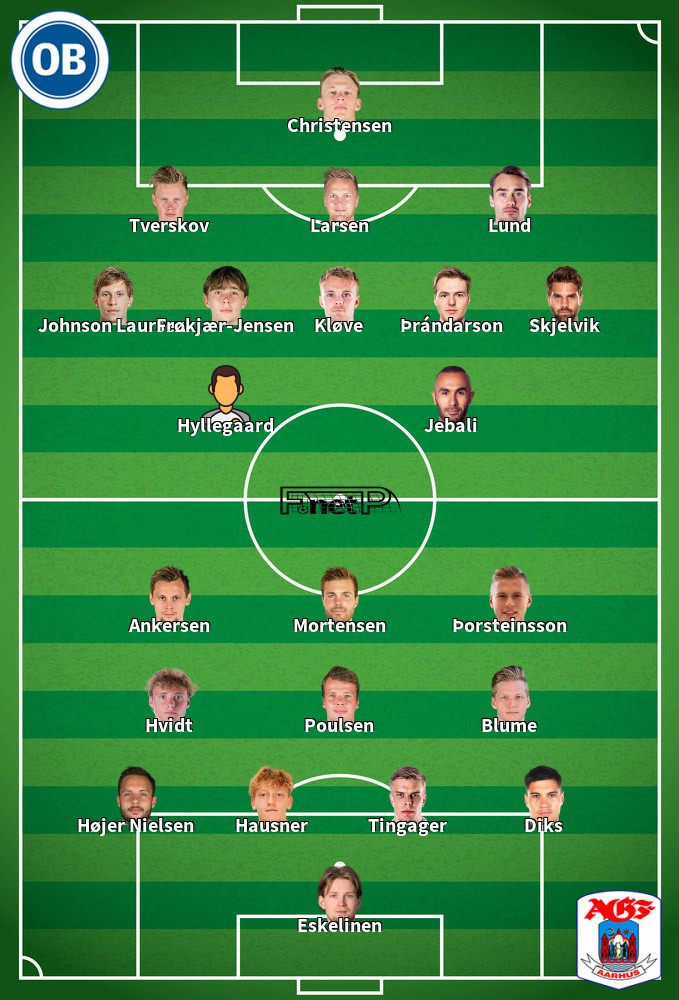 AGF Aarhus v Odense BK Predicted Lineups 29-07-2020