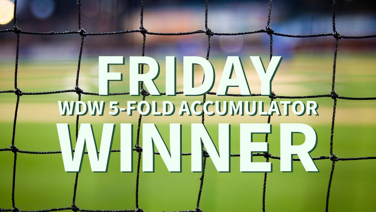 Friday 5/1 WDW 5-Fold Accumulator Comes In!