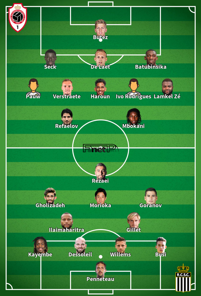 Charleroi v Antwerp Predicted Lineups 30-08-2020