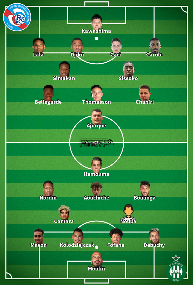 St Etienne v Strasbourg Predicted Lineups 12-09-2020
