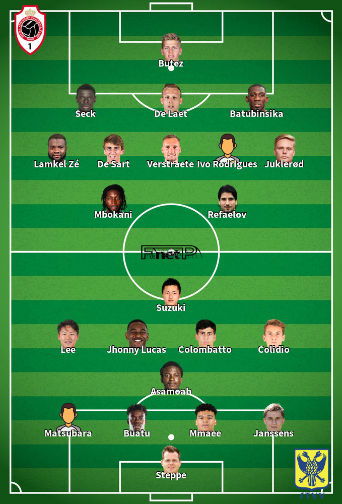 Sint-Truidense VV v Antwerp Predicted Lineups 13-09-2020