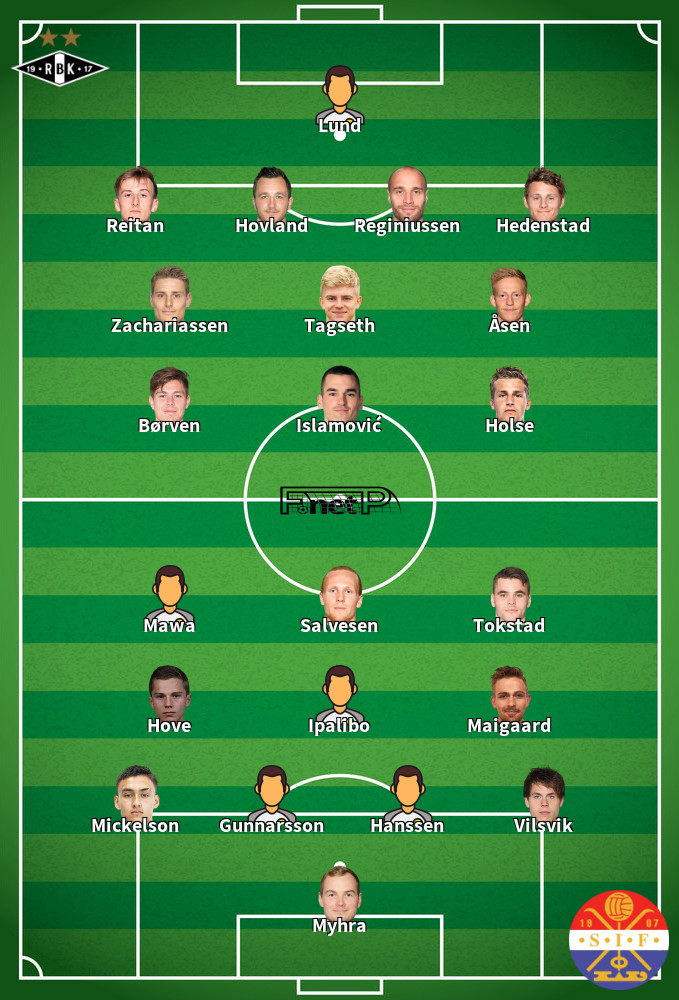 Strømsgodset IF v Rosenborg BK Predicted Lineups 13-09-2020