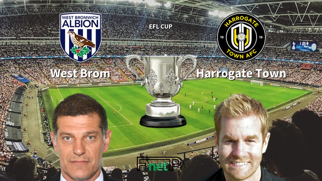 West Bromwich Albion vs Harrogate Town Live Stream, Odds, H2H, Tip - 16/09/2020