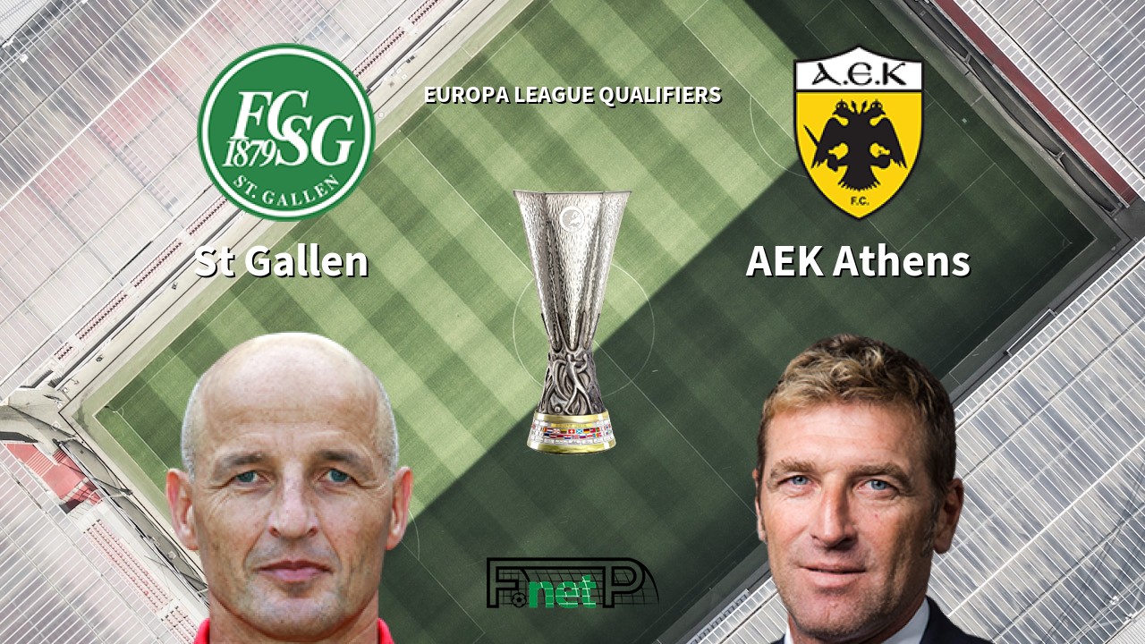 St Gallen vs AEK Athens Live Stream, Odds, H2H, Tip - 24/09/2020