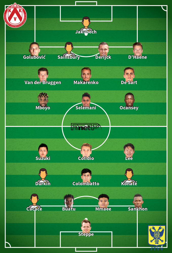 Sint-Truidense VV v KV Kortrijk Predicted Lineups 03-10-2020