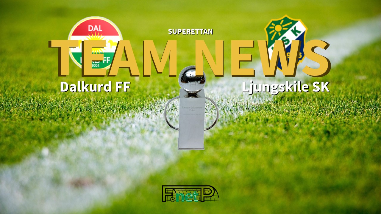 Superettan News: Dalkurd FF vs Ljungskile SK Confirmed Line-ups