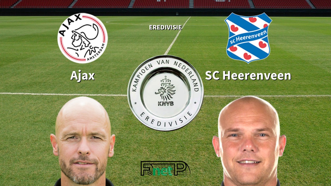 Ajax Vs Sc Heerenveen Live Stream Odds H2h Tip 18 10 2020