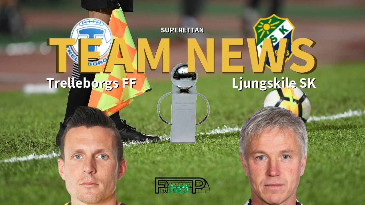 Superettan News: Trelleborgs FF vs Ljungskile SK Confirmed Line-ups