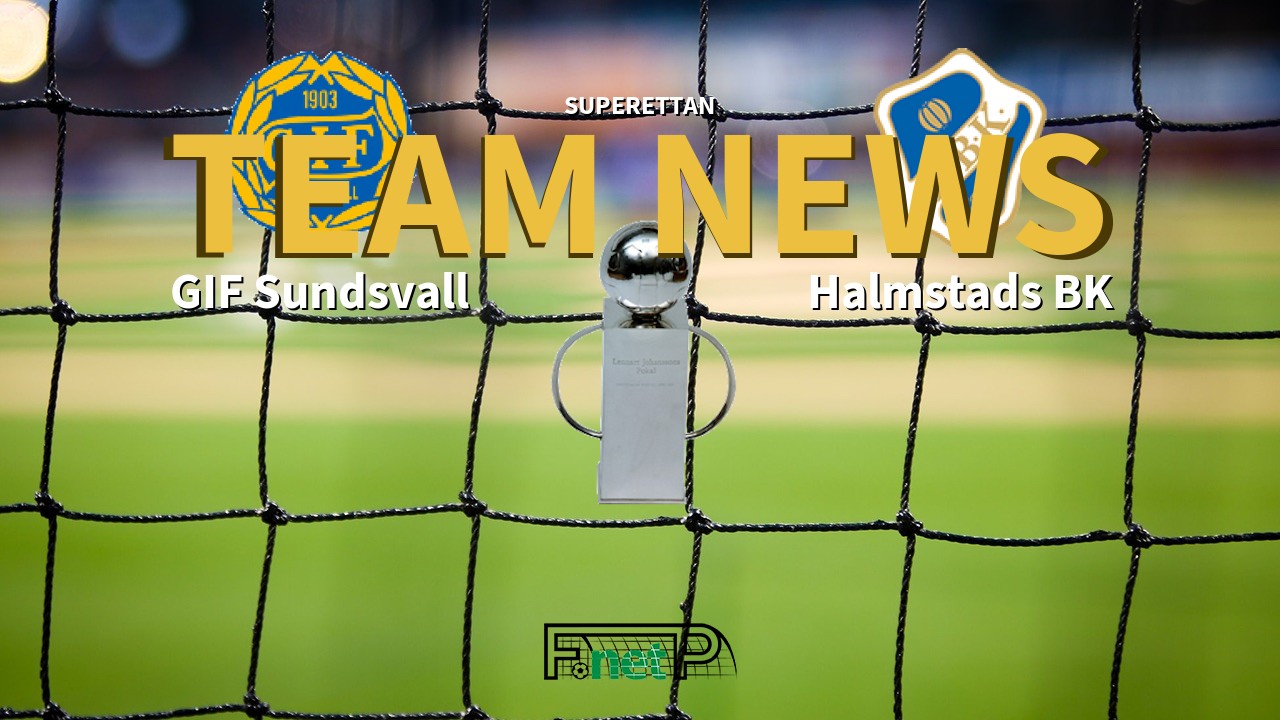 Superettan News: GIF Sundsvall vs Halmstads BK Confirmed Line-ups