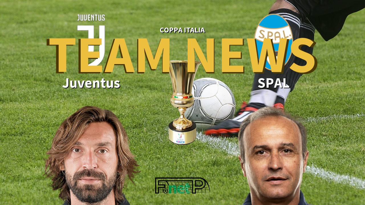 Coppa Italia News: Juventus vs SPAL Confirmed Line-ups