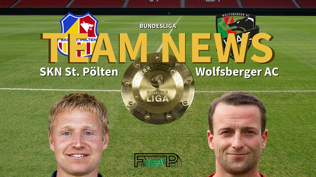 Bundesliga News: SKN St. Pölten vs Wolfsberger AC Confirmed Line-ups