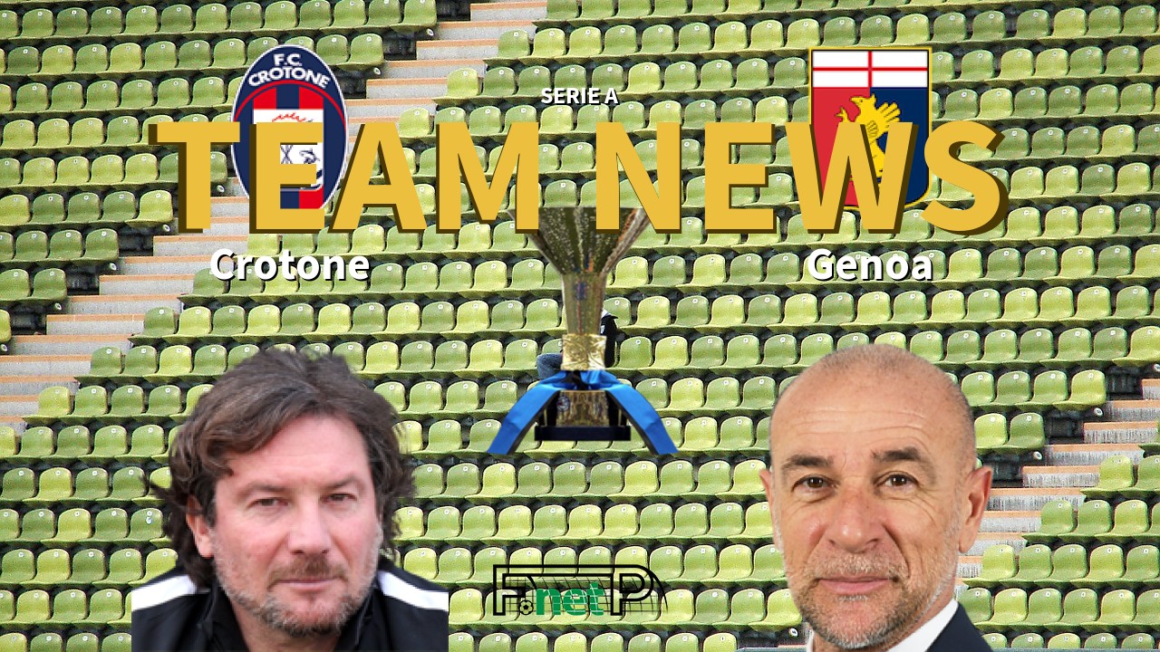 Serie A News: Crotone vs Genoa Confirmed Line-ups