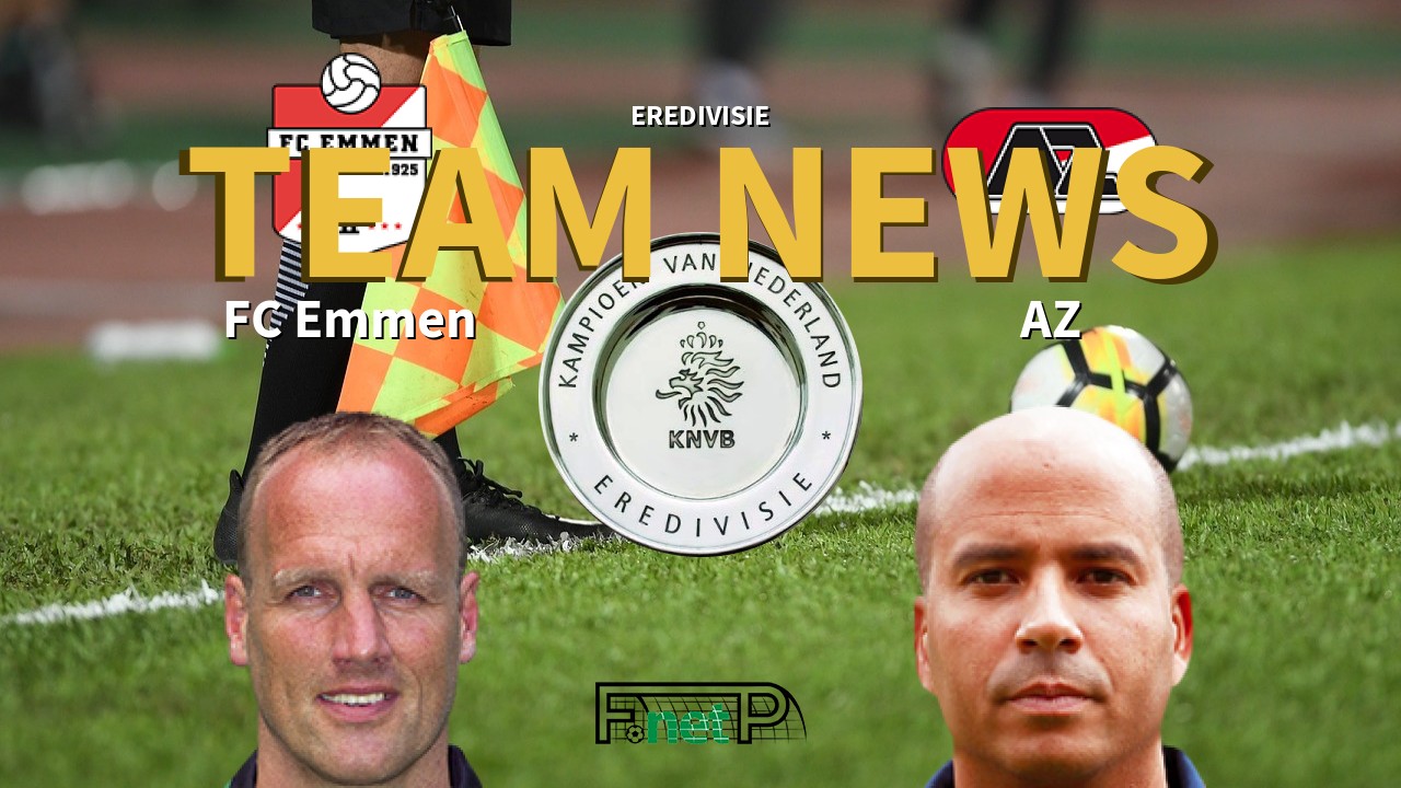 Eredivisie News Fc Emmen Vs Az Confirmed Line Ups