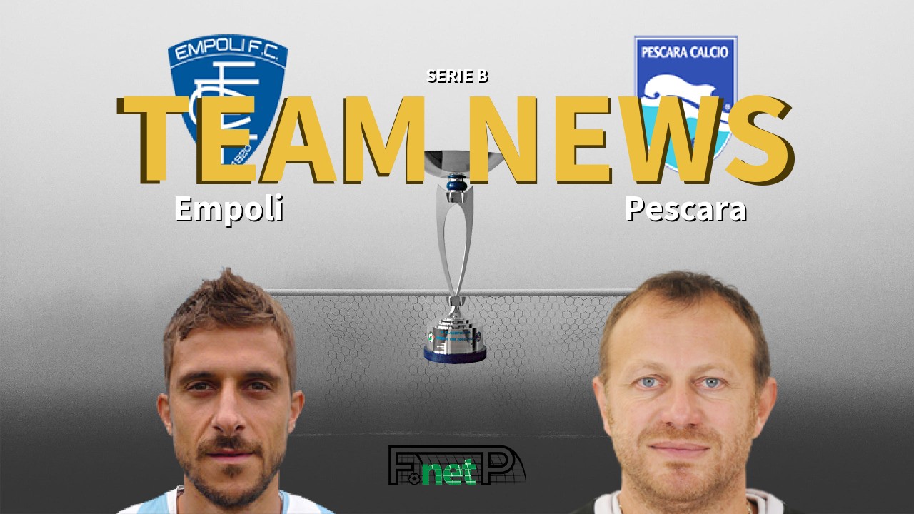 Serie B News Empoli Vs Pescara Confirmed Line Ups