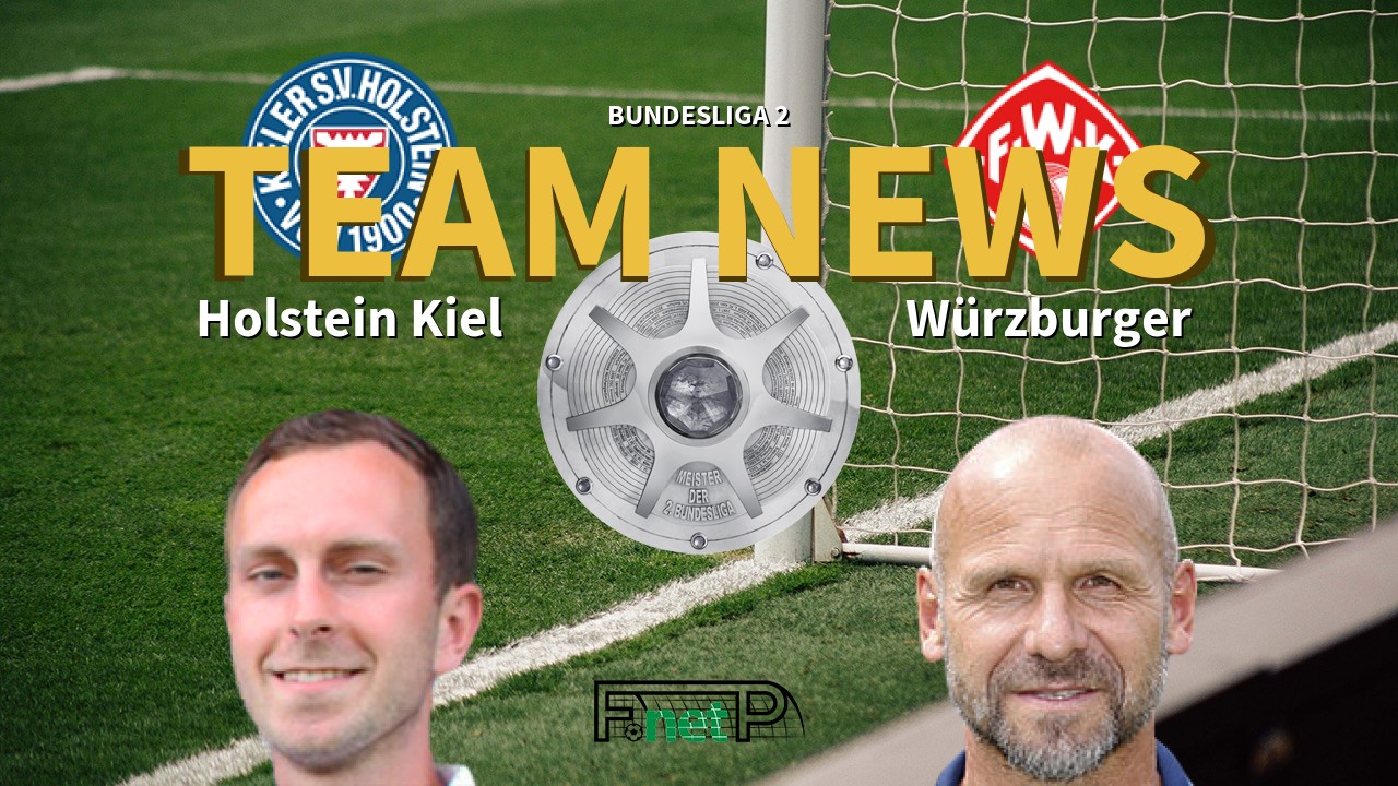 Bundesliga 2 News: Holstein Kiel vs Würzburger Kickers Confirmed Line-ups