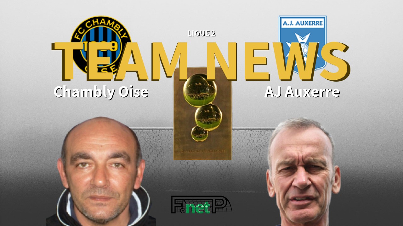 Ligue 2 News: Chambly Oise vs AJ Auxerre Confirmed Line-ups