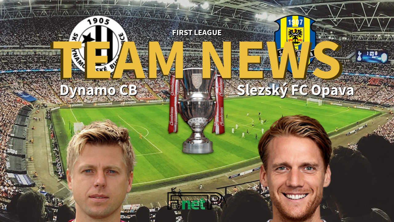 First League News: Dynamo České Budějovice vs Slezský FC Opava Confirmed Line-ups