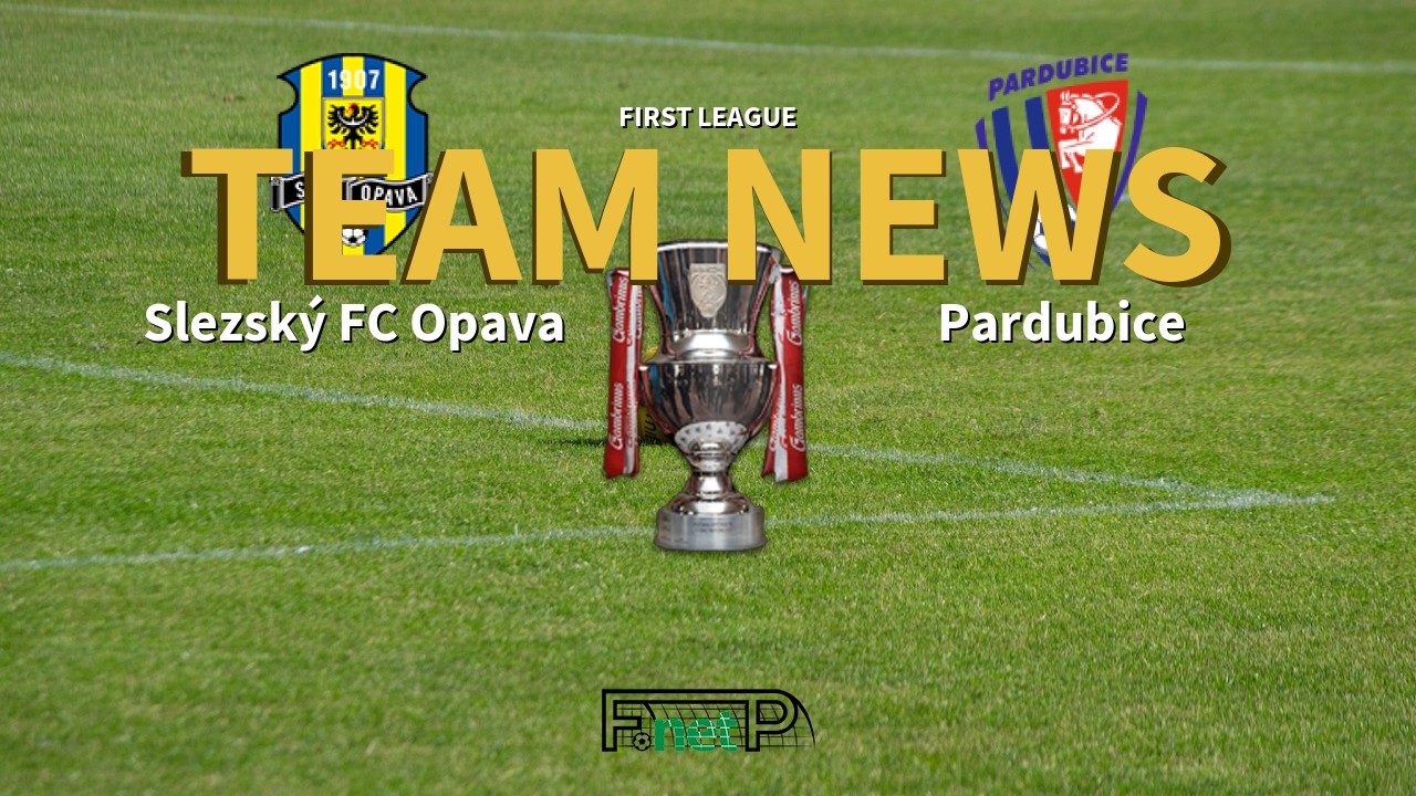 First League News: Slezský FC Opava vs Pardubice Confirmed Line-ups