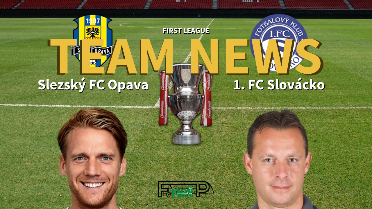 First League News: Slezský FC Opava vs FC Slovácko Confirmed Line-ups