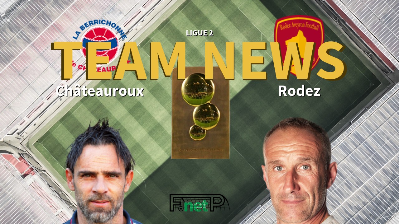 Ligue 2 News: Châteauroux vs Rodez Confirmed Line-ups