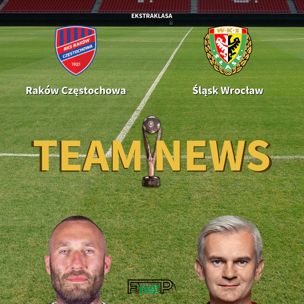 Ekstraklasa News Rakow Czestochowa Vs Slask Wroclaw Confirmed Line Ups