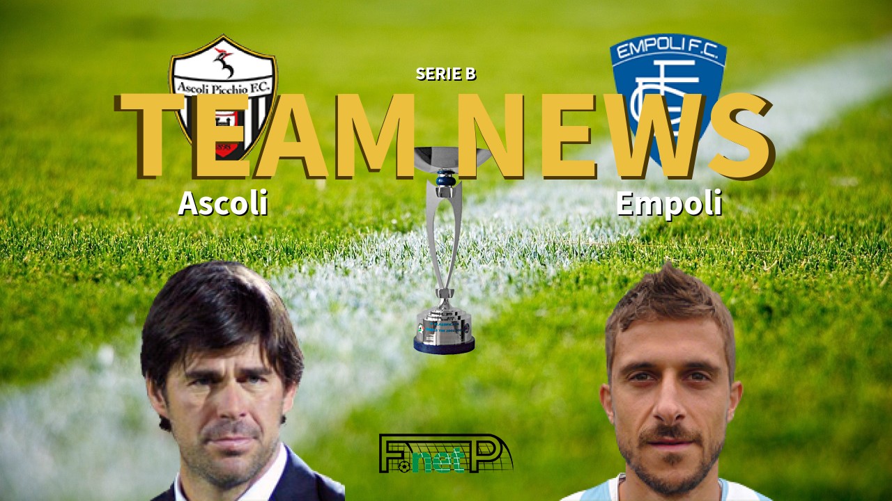 Serie B News: Ascoli vs Empoli Confirmed Line-ups