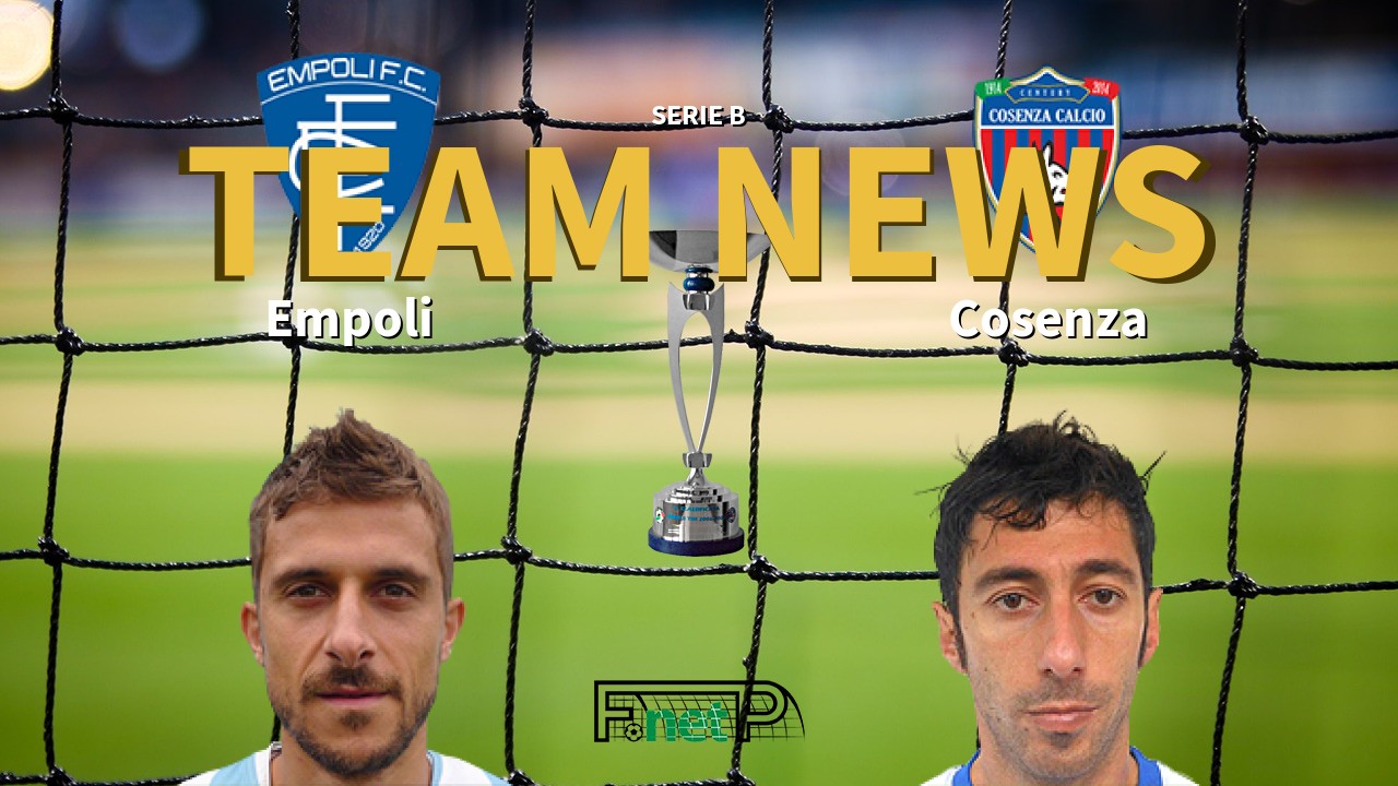 Serie B News: Empoli vs Cosenza Confirmed Line-ups