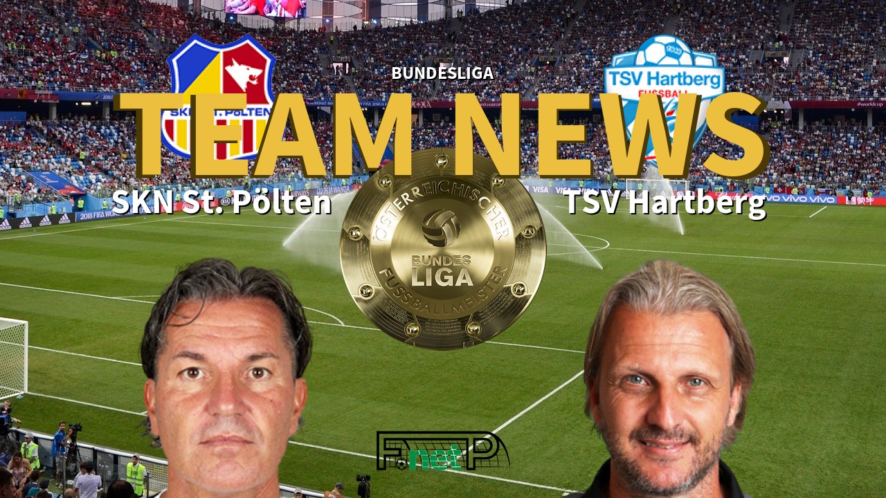 Bundesliga News: SKN St. Pölten vs TSV Hartberg Confirmed Line-ups