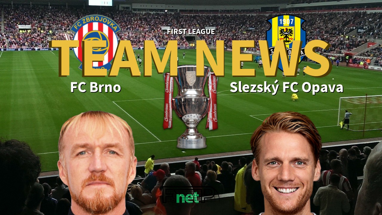 First League News: FC Brno vs Slezský FC Opava Confirmed Line-ups