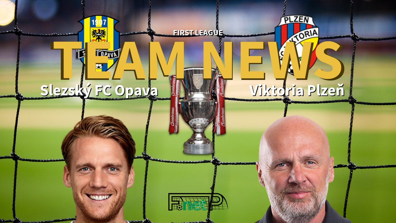 First League News: Slezský FC Opava vs Viktoria Plzeň Confirmed Line-ups